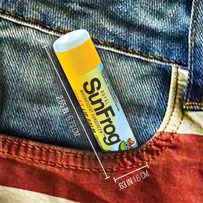 Royal SunFrog | 2-Pack Tropical Lip Balm with SPF 45 Sun Protection | Protects, Soothes, and Moisturizes with Vitamin E and Sunscreen (0.15oz/4.25g Per Stick)-Velvo Beauty