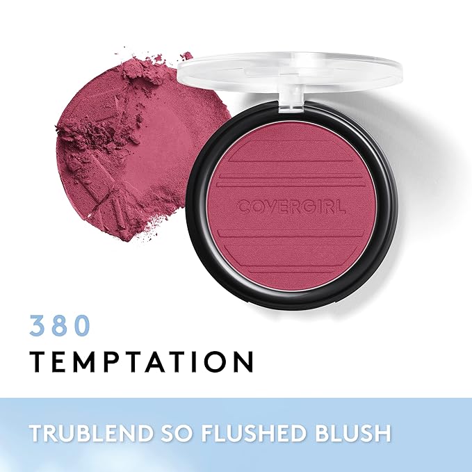 COVERGIRL So Flushed High Pigment Blush, Temptation (Pack of 2)-Velvo Beauty