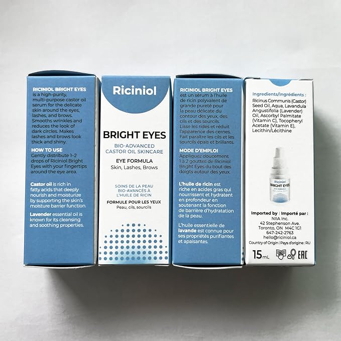 Bright Eyes -Bio-Advanced Castor Oil Ointment Eye Formula for Skin, Lashes, and Brows, 15 ml, Pack of 1-Velvo Beauty