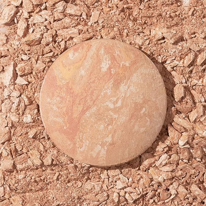 LAURA GELLER NEW YORK Award-Winning Baked Balance-n-Brighten To Go Travel Size Color Correcting Powder Foundation - Light - Buildable Light to Medium Coverage - Demi-Matte Natural-Velvo Beauty