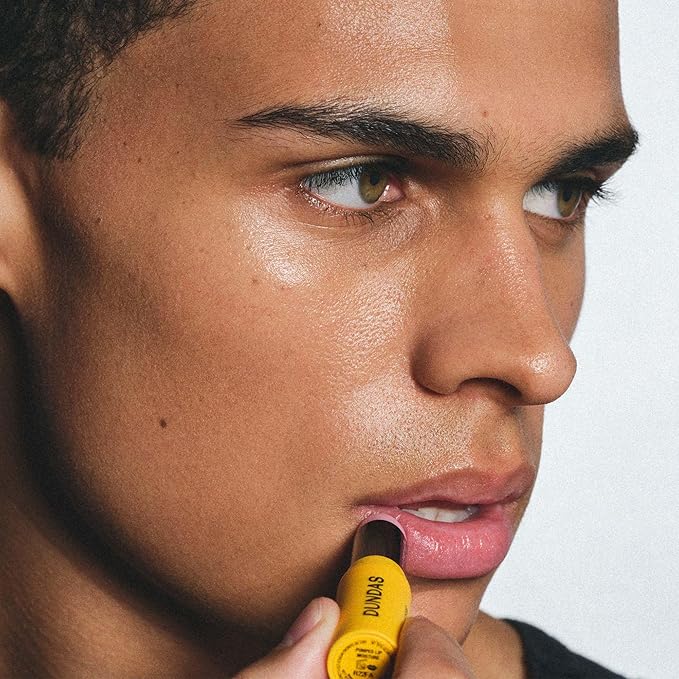 Dundas Pumped Lip, Lip Balm and Plumping Lip Gloss, Lip Care Peptide Formula to Nourish, Plump Lips, Long Lasting, Non Sticky, Lip Blushing Shade, Gender Neutral, Vegan, Cruelty Free Lipstick-Velvo Beauty