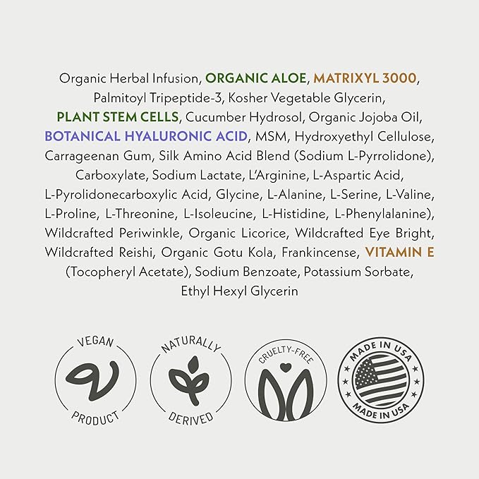 Eve Hansen Anti-Aging Eye Gel with Peptides | Under-Eye Cream With Plant Stem Cells, Hyaluronic Acid, Vitamin E | Cruelty-Free, Vegan, Made in USA .5 oz-Velvo Beauty