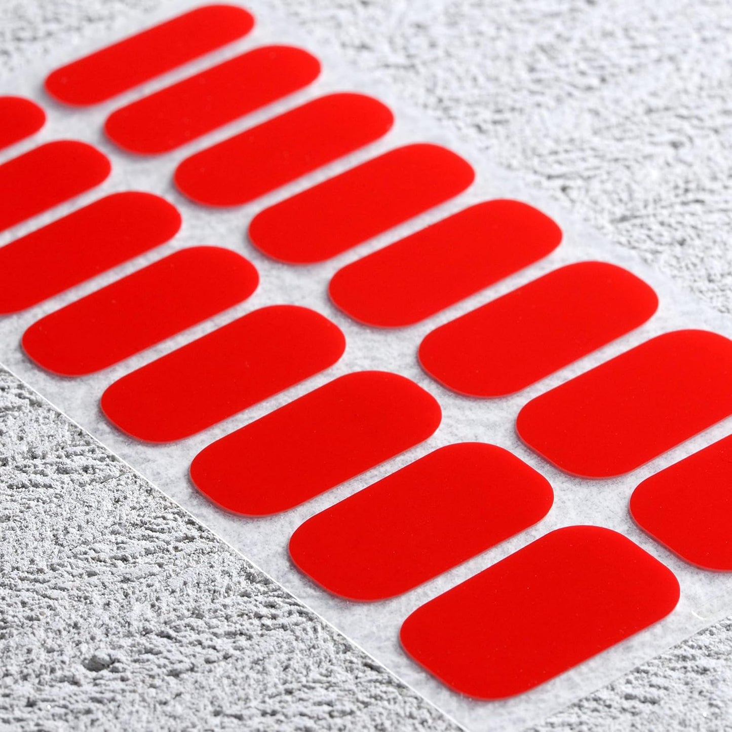 Nail Polish Strips, 32PCS Salon Quality Wraps, Long Lasting Gel Nail Stickers for Women Easy Apply& Remove (Passion Love red)-Velvo Beauty