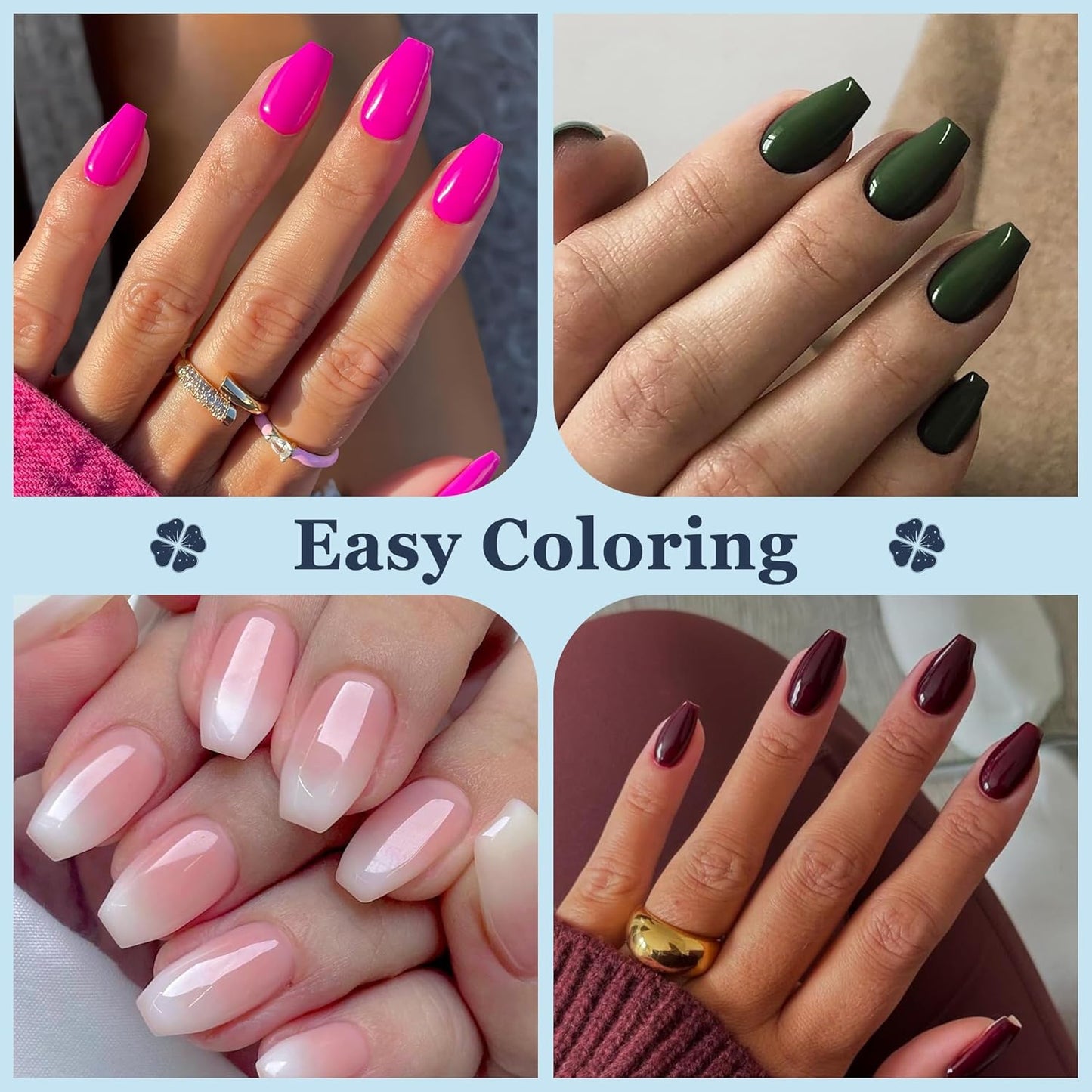 Short Coffin Fake Nails, 240pcs Soft Gel Pre-Filed Acrylic Short Ballerina Nail Tips, Half Matte Full Cover Clear Press on Flase Nail Tips for Nail Extension Home DIY 12 Sizes Gelly Tips-Velvo Beauty