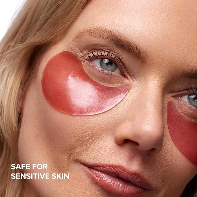 DRMTLGY Brightening Eye Masks (30 Pairs) - Caffeine Eye Masks for Dark Circles and Puffiness with Hyaluronic Acid, Eye Patches for Puffy Eyes - 2 pack-Velvo Beauty