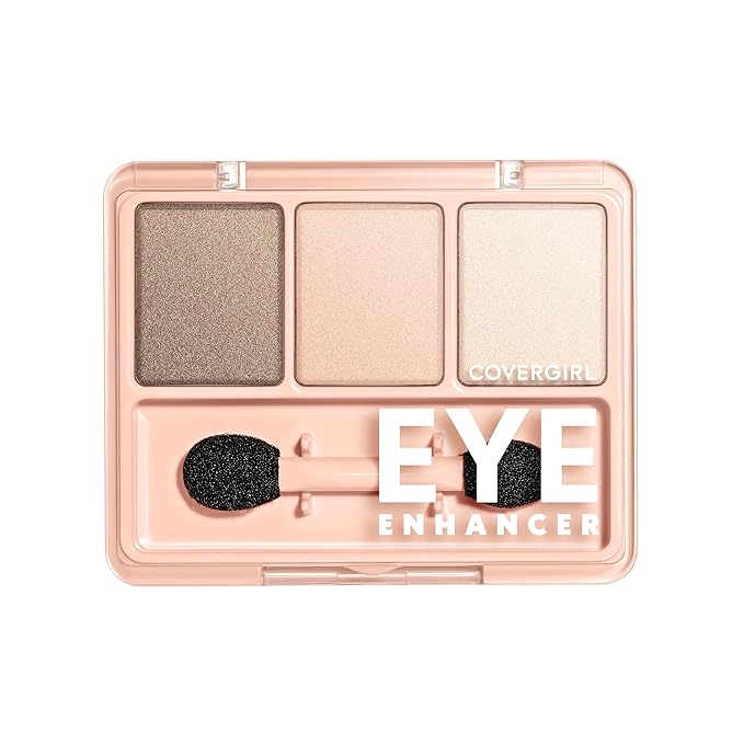 COVERGIRL - Eye Enhancers 3-Kit Eyeshadow, silky, sheer formula, double ended applicator, 100% Cruelty-free-Velvo Beauty