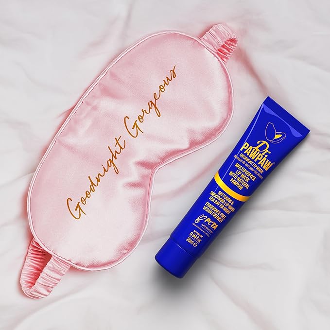 Overnight Lip Mask - Multi-Purpose Balm, Natural Pawpaw & Peptides Smooth Skin, Cracked Lips, Vegan, Ethical Beauty & Fregrance Free (25 ml)-Velvo Beauty