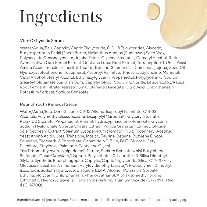 Murad AM/PM Super Serums - 2-Piece Trial Kit ($95 Value) - Retinol and Vitamin C Serum - Vita-C Glycolic Serum 0.5Fl Oz, Retinol Serum 0.5Fl Oz-Velvo Beauty