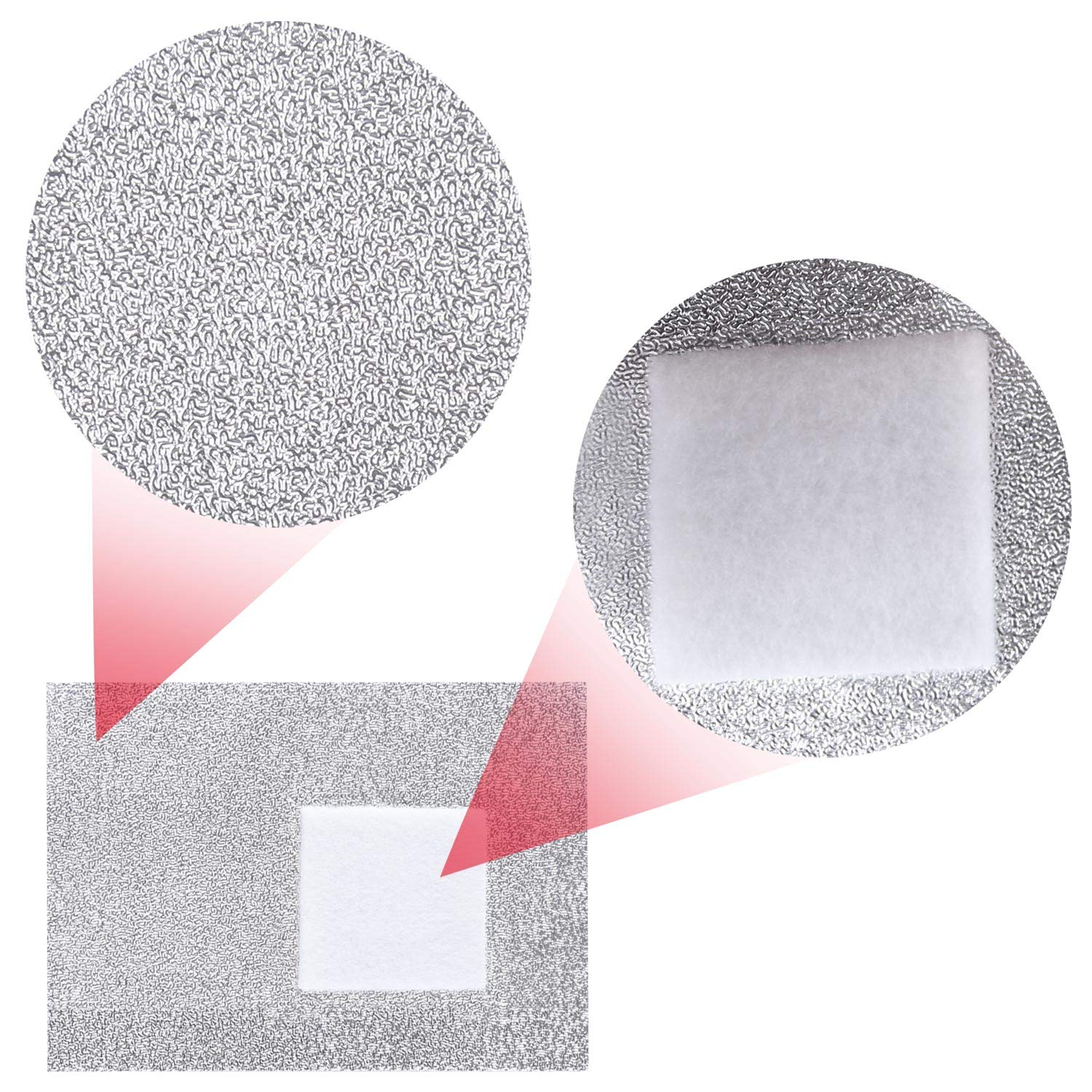 BTYMS 400 Pcs Gel Nail Polish Remover Wraps Nail Foil Wraps Soak Off Cotton Pads Lint Free Finger Nail Wipes-Velvo Beauty