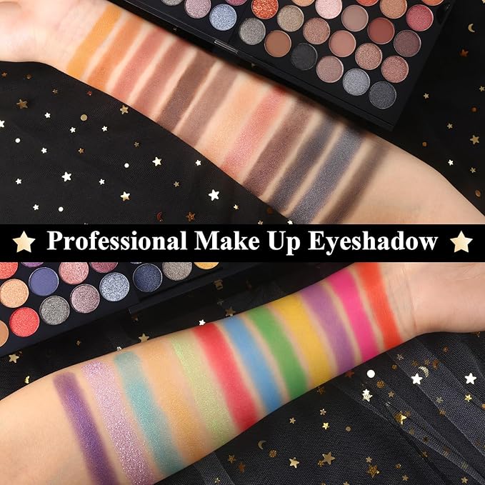 UCANBE All in One Makeup Kit for Women Makeup Full Kit - Professional Eyeshadow Lip Gloss Concealer Eyeliner Pen Contour Eyebrow Powder Face Blusher Highlighter Makeup Brush For Women Girls Teens-Velvo Beauty