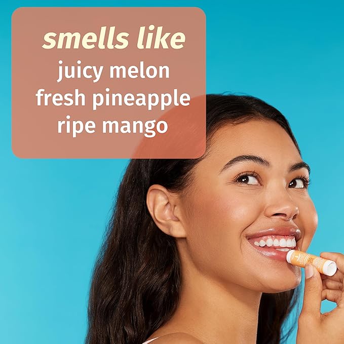 Sweet Pineapple & Honey Melon Herbal Lip Sunscreen .15 oz. SPF 30-Velvo Beauty