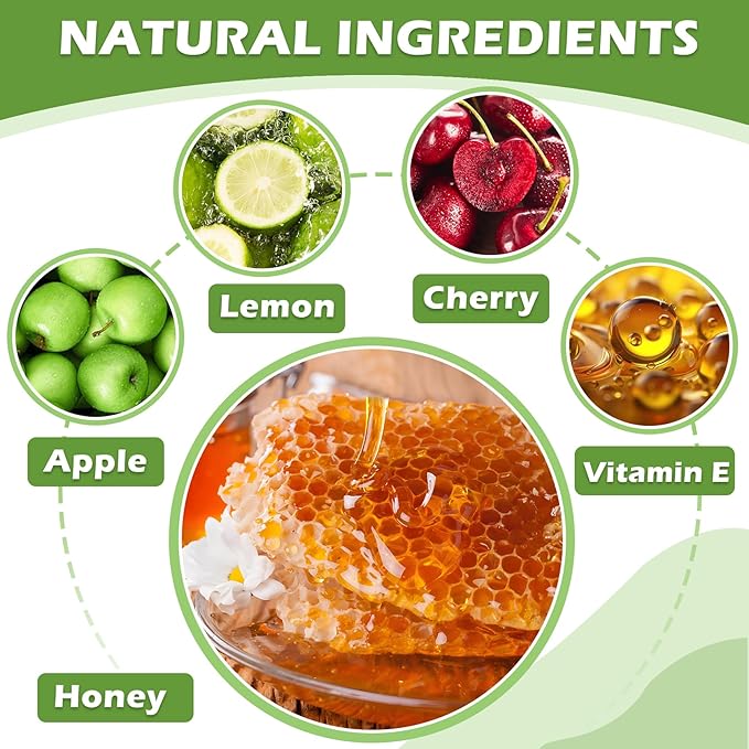 Honey Pot Lip Balm,3PCS Bee Lip Balm Honey Pot Cherry Apple Lip Scrub,Fade Lip Lines Lip Mask Overnight Prevention Dry and Cracked Lip Sleeping Mask (Honey+Apple+Cherry)-Velvo Beauty