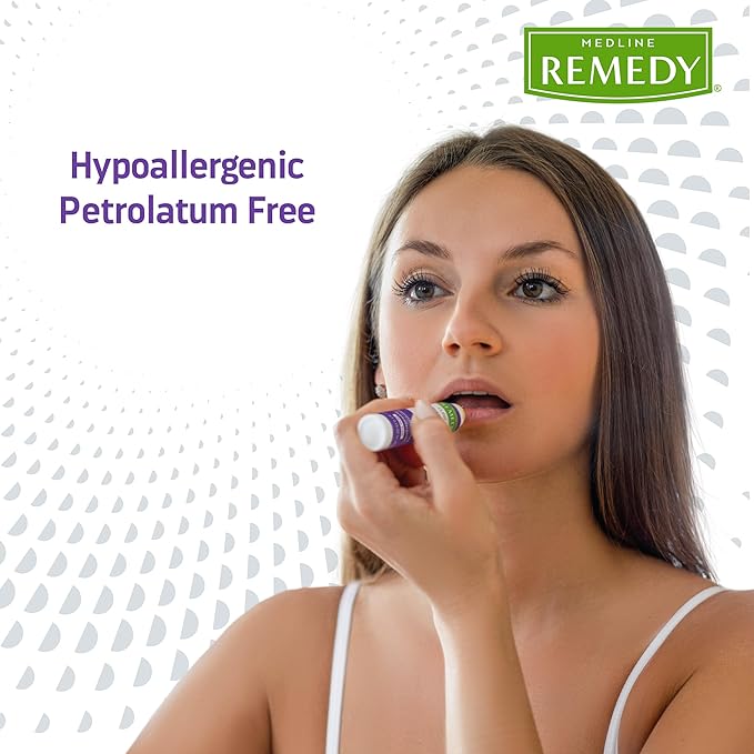 Medline Remedy Clinical Lip Balm, 3 Count, Citrus Scent, Moisturizing, Hydrating, Nourish, Nutrient Rich, Soothing Natural Oils, Revitalize, Comforting, Skin Conditioners, 0.15 oz Stick (Pack of 2)-Velvo Beauty