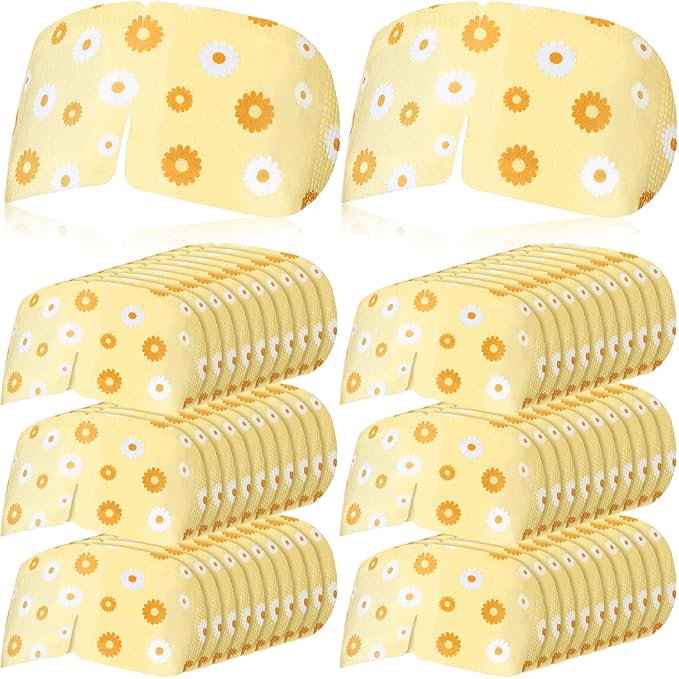 50 Packs Steam Eye Mask for Dry Eyes Spa Warm Sleep Eye Mask Self Heating Disposable Eye Masks for Home Office Travel Eyestrain Relieve (Chamomile Scent)-Velvo Beauty