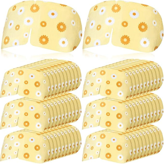 50 Packs Steam Eye Mask for Dry Eyes Spa Warm Sleep Eye Mask Self Heating Disposable Eye Masks for Home Office Travel Eyestrain Relieve (Chamomile Scent)-Velvo Beauty