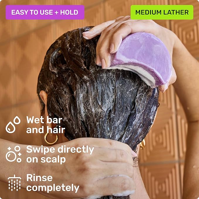 Ethique Smoothing Shampoo Bar for frizzy hair with Coconut Butter - Plastic-Free, Cruelty-Free, Vegan, 3.88 oz - Formerly Frizz Wrangler-Velvo Beauty