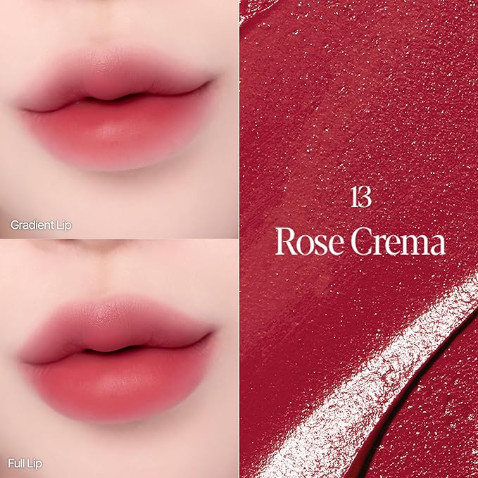 Espoir Couture Lip Tint Fitting Blur #13 Rose Crema 0.14oz | Soft and Creamy Color for Blurry Lip Look | Smudge-Proof Fixing Lip Stain | Lightweight and Comfortable Matte Finish-Velvo Beauty