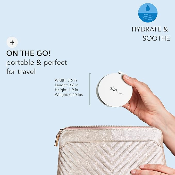 skn by conair Cool Beanz Reusable Under Eye Patches, Rechargeable Cooling Eye Mask to Reduce Dark Circles and Puffiness, and Refresh Tired Eyes-Velvo Beauty