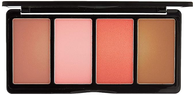 L.A. Girl Fanatic Blush Palette, Blushed Babe Pinks, 1 oz-Velvo Beauty