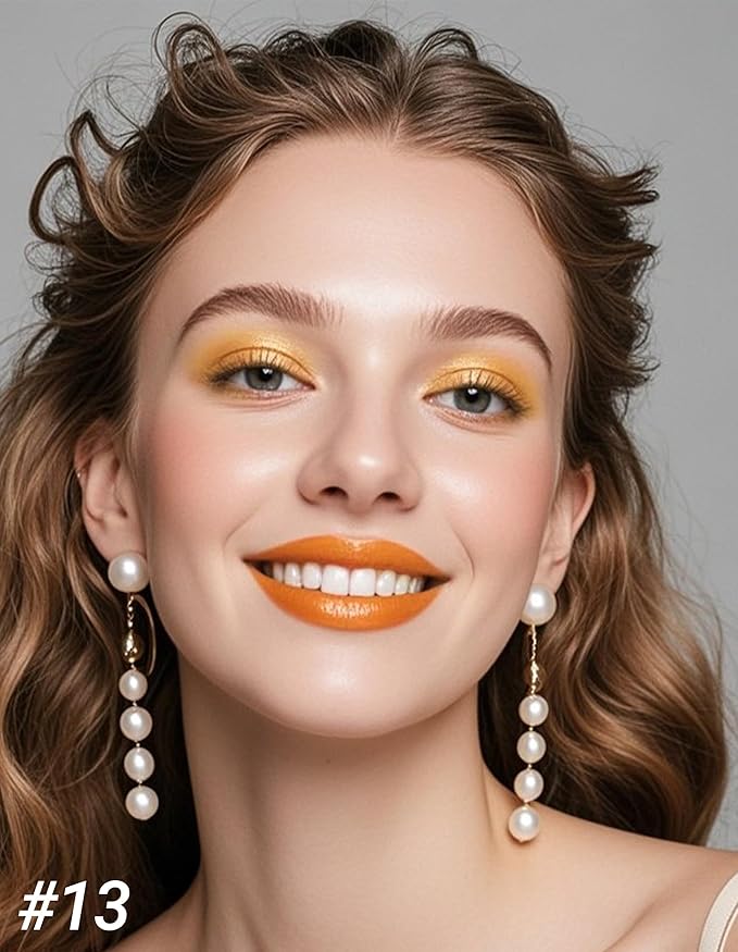 Erinde Shimmer Cream Eyeshadow Stick, Long Lasting Metallic Eye Shadow Sticks, Waterproof Creamy Glitter Eyeshadow Pencil, High Pigmented Blendable Neutral Eye Makeup, 13 Warm Gold Shimmer-Velvo Beauty