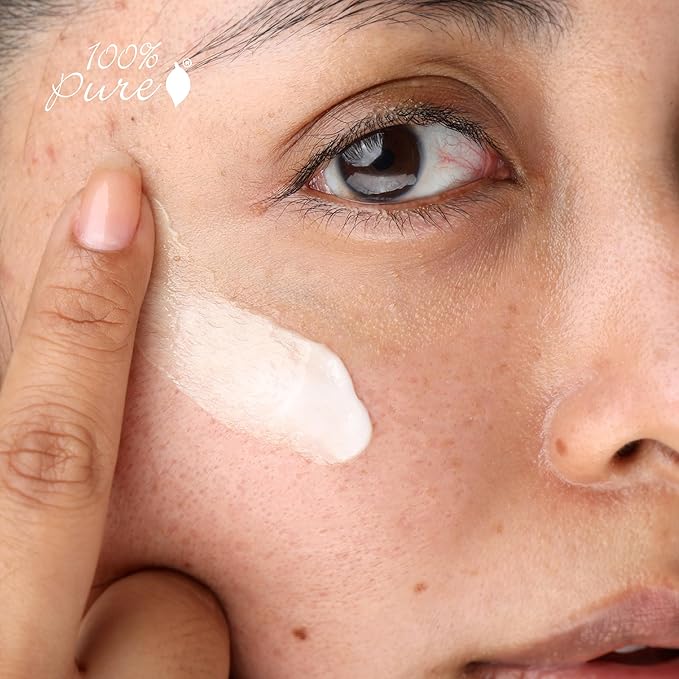 100% PURE Luminous Face Primer Illuminating Makeup Base & Moisturizer with Anti-Aging Antioxidants - Glowy Long-Lasting & Pore Diminishing Cosmetics Prep, Flawless Soothing Hydration - 1 oz-Velvo Beauty