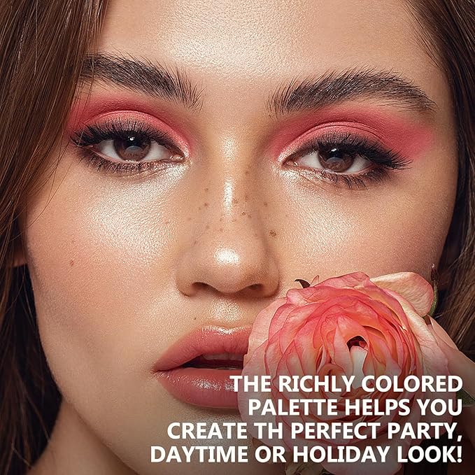 Boobeen 15 Colors Eyeshadow Palette, Highly Pigmented Matte and Shimmer Eye Shadow (with smudger), Soft Powder Eye Makeup Palette for Women and Girls, Create Flawless Glam Eye Looks-Velvo Beauty