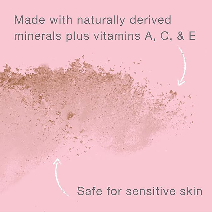 Neutrogena Mineral Sheers Lightweight Loose Powder Makeup Foundation with Vitamins A, C, & E, Sheer to Medium Buildable Coverage, Skin Tone Enhancer, Face Redness Reducer, Natural Beige 60,.19 oz-Velvo Beauty