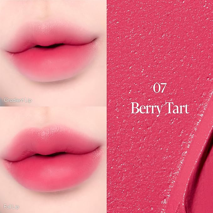 Espoir Couture Lip Tint Fitting Blur #7 Berry Tart 0.14oz | Soft and Creamy Color for Blurry Lip Look | Smudge-Proof Fixing Lip Stain | Lightweight and Comfortable Matte Finish-Velvo Beauty