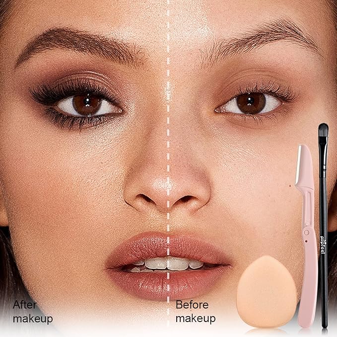 All-in-one Holiday Make up Gift Set | Makeup Kit for Women Full Kit Essential Starter Bundle Include Eyeshadow Palette Lipstick Blush Foundation Concealer Face Powder Mascara Lipgloss Brush-Velvo Beauty