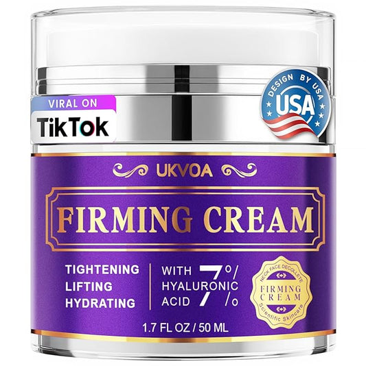 Retinol Neck & Face Wrinkle Cream for Women, Neck Cream for Tightening and Firming, Anti Aging Skin Care with Collagen & Hyaluronic Acid, Instant Face Lift Cream 1.7 Fl Oz-Velvo Beauty