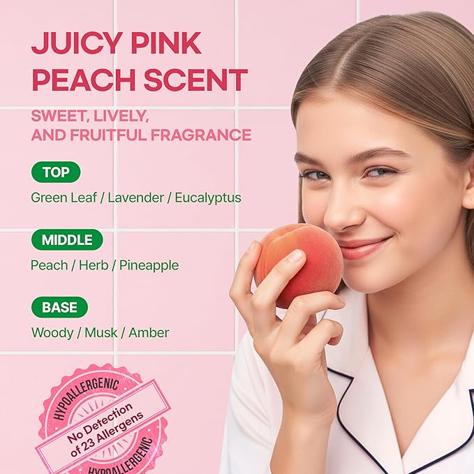TS GD Shampoo for Girls | Korean Teen Shampoo with Upgraded Probiotics | Anti-Dandruff & Itchy Scalp Relief | Pink Peach Allergy-Free Fragrance | Sulfate-Free (13.53 fl oz, 400ml)-Velvo Beauty