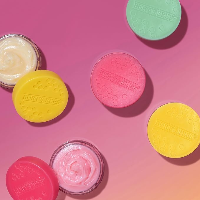 Burt's Bees Lip Mask Set- Overnight Intensive Treatment Revives & Nourishes for All Day Hydration, College Back to School Dorm Essentials, Passion Fruit & Chamomile, Sweet Mint & Lemon Sorbet-Velvo Beauty