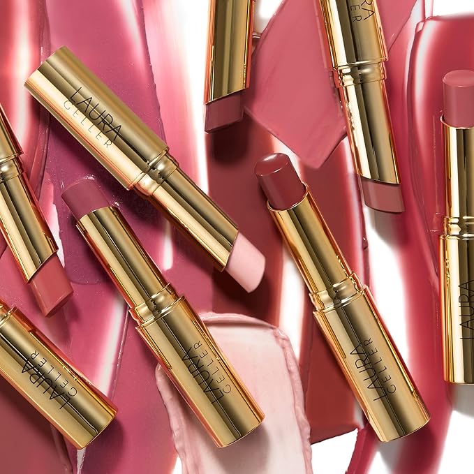 LAURA GELLER NEW YORK Jelly Balm Moisturizing Tinted Lip Color - Sugar & Spice - Hydrating Vitamin E - Semi-Shine Finish-Velvo Beauty