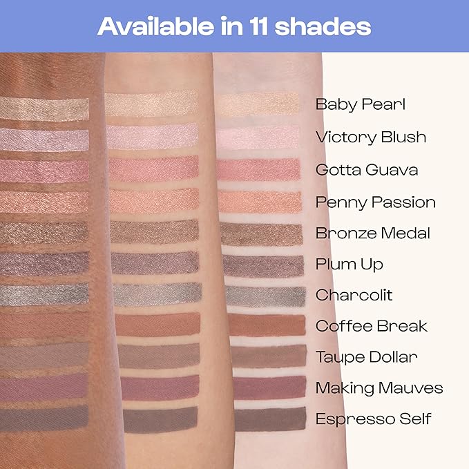 ALLEYOOP 11th Hour Cream Eye Shadow Sticks - Coffee Break (Matte) - Award-winning Eyeshadow Stick - Smudge-Proof and Crease Proof for Over 11 Hours - Easy-To-Apply and Compact for Travel, 0.05 Oz-Velvo Beauty