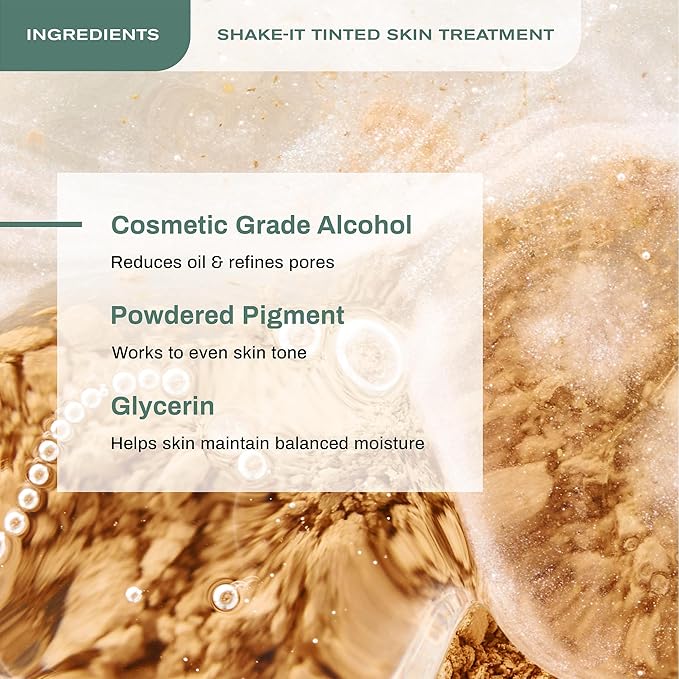 Erno Laszlo Shake-It Tinted Skin Treatment, Light Face Tint for Fair Complexions, Beautiful Skin Tone, Controls Oil, Natural Matte Finish (3 Fl Oz)-Velvo Beauty