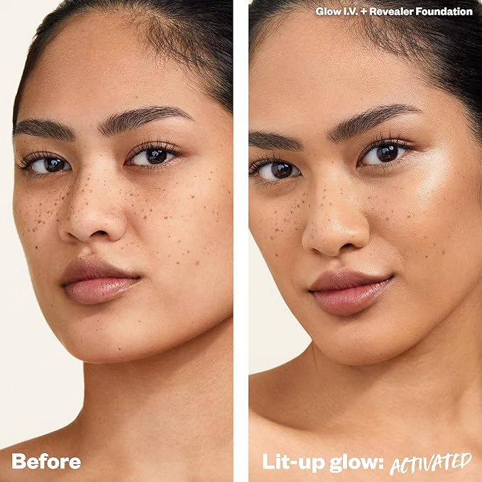 Kosas Glow I.V. Vitamin-Infused Skin Enhancer Face Makeup - Tinted Beauty Highlighter for a Healthy Glow - Radiate-Velvo Beauty