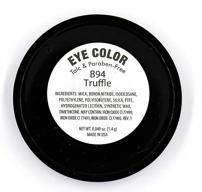 Truffle Chocolate Deep Dark Chestnut Cocoa Brown Shimmer Pressed Powder Single Vegan Eyeshadow; Talc, Paraben & Cruelty Free-Velvo Beauty