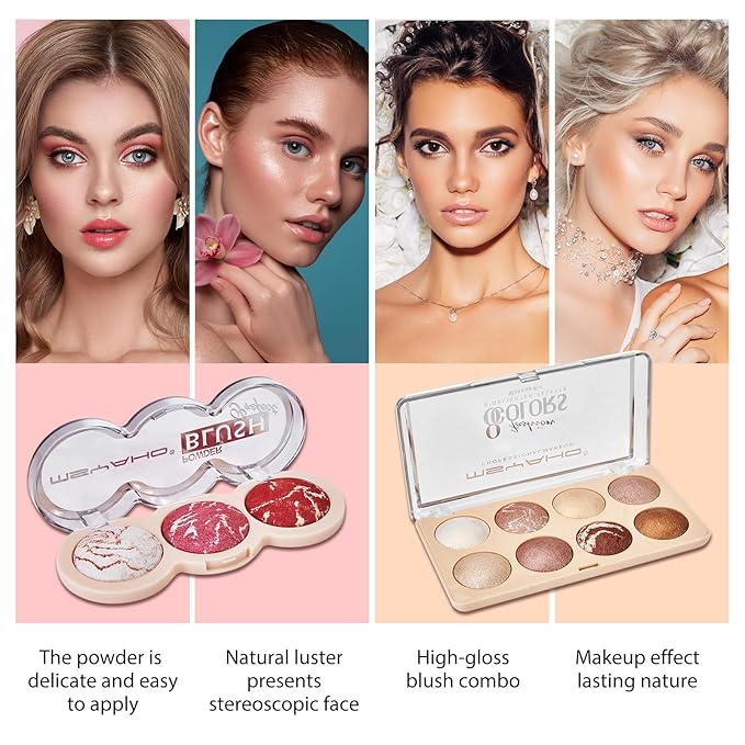 All In One Makeup Kit for Women, Travel Makeup Kit, Make Up Sets Valentine's Day Gift, Includes Eyeshadow Palette Highlighter Contour Blush Eyeliner Eyebrow Powder Mascara Cosmetic Brushes Makeup Set-Velvo Beauty