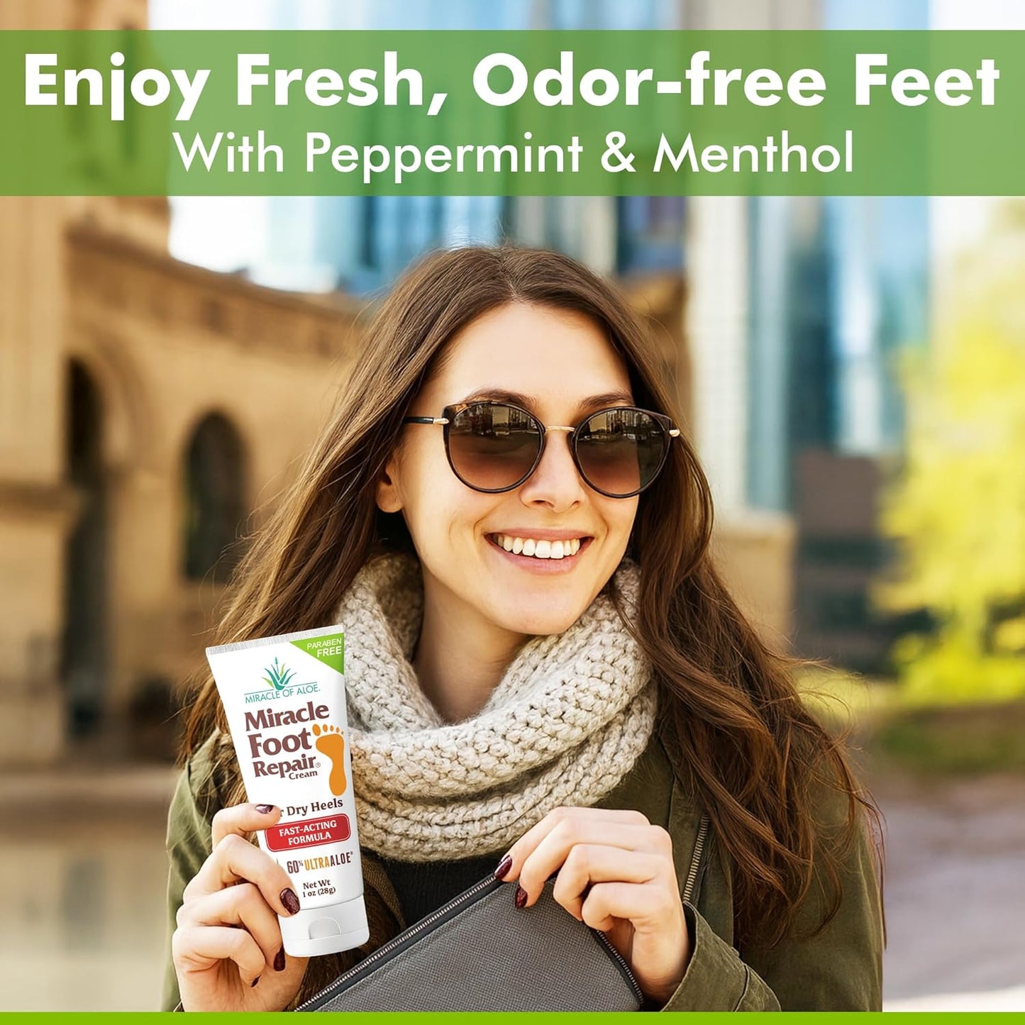 Miracle Foot Repair Cream (1 oz / 12 Pack) Repairs Dry Cracked Heels and Feet, 60% Pure Ultra Aloe Moisturizes, Softens, and Repairs-Velvo Beauty