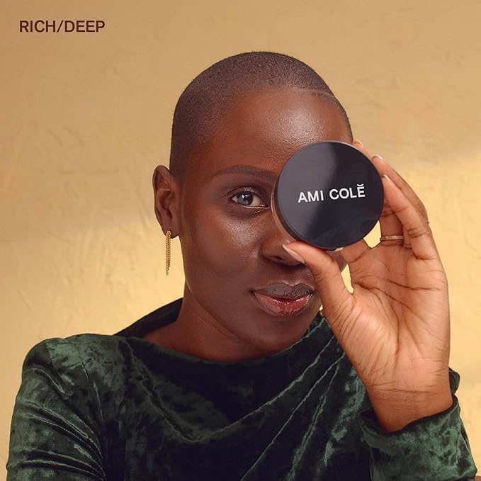 Ami Colé Skin Melt Talc-Free Loose Setting Powder Rich Deep, face powder, makeup, finishing powder, lightweight-Velvo Beauty