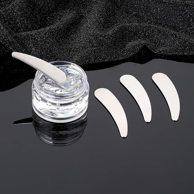2Pcs Mini Metal Cosmetic Spatulas, Skincare SpatulaMixing and Sampling Makeup Beauty Tools for Skin Care Creams, Eye Cream, Essences Beauty Accessories(4PCS)-Velvo Beauty