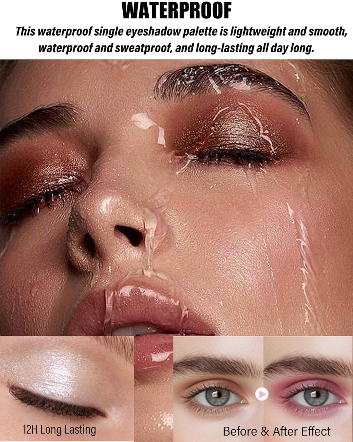 Single Matte Eyeshadow, Light Cocoa Nude Eye Shadow Brown Palette Makeup for Older Women, High Pigment Waterproof Pressed Eye Shadows Powder with Smooth Lightweight,Blendable for Daily Eye Look-214-Velvo Beauty