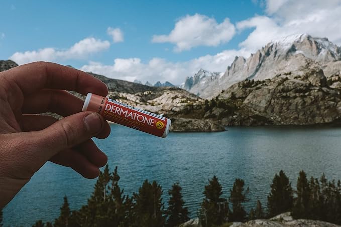 Dermatone Pomegranate Lip Balm SPF 30 | Lip Balm with Sunscreen | Moisturizing with Aloe and Vitamin E | Medicated to Soothe & Replenish Chapped and Cracked Lips (2-pack, 0.15oz sticks)-Velvo Beauty