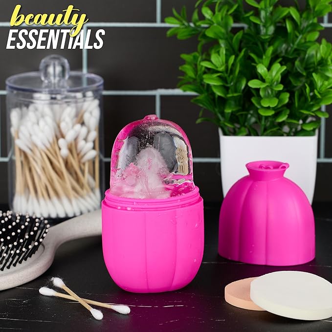 Ice Face Roller - 1pc Ice Roller for Face, Ice Facial Tools, Face Depuffer | Skincare Beauty Tools + Accessories-Velvo Beauty