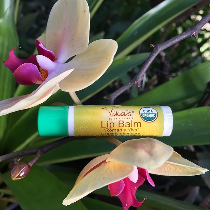 Vika's Essentials Certified Organic Lip Balm 'Roman's Kiss'-Velvo Beauty