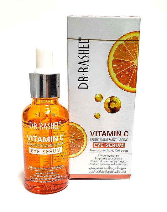 Vitamin C Eye Anti - Aging Serum Essence | Hyaluronic Acid and Collagen, Reduce Wrinkles, Remove Dark circles & Puffiness, Size (1.01 oz)-Velvo Beauty
