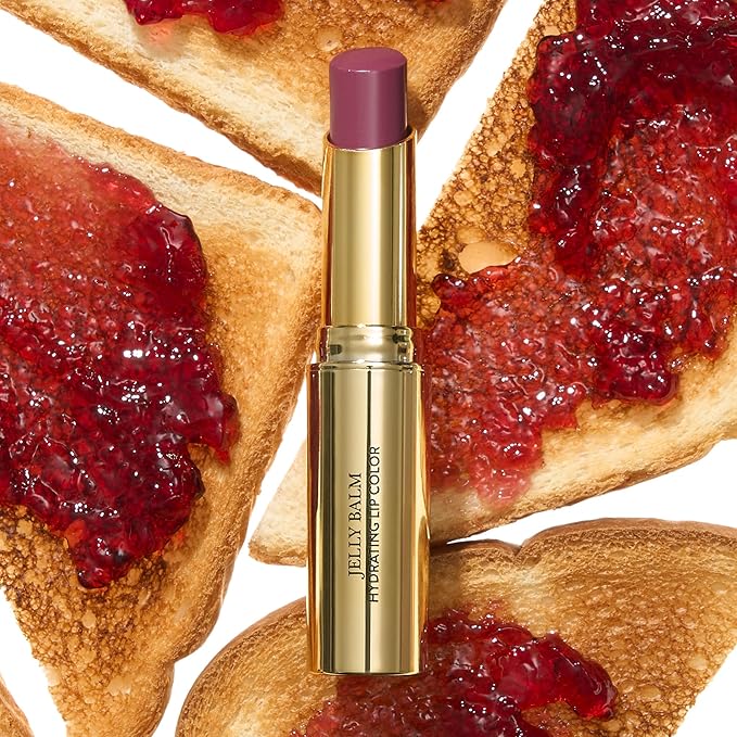 LAURA GELLER NEW YORK Jelly Balm Moisturizing Tinted Lip Balm - Jammin' - Hydrating Vitamin E - Semi-Shine Finish-Velvo Beauty