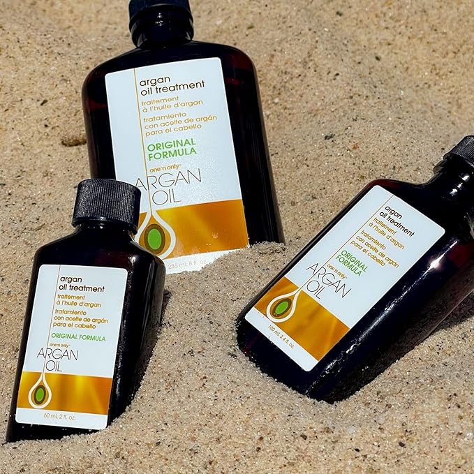 One 'n Only Argan Oil Hair Treatment - Hair Oil Smoothes and Strengthens Dry Damaged Hair, Eliminates Frizz, Creates Brilliant Shines, Non-Greasy Formula, 3.4 Fl. Oz-Velvo Beauty