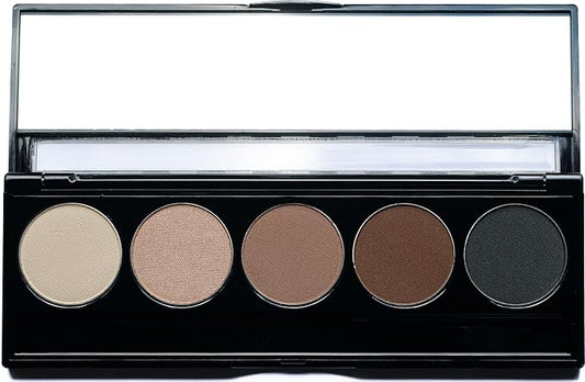 Matte Warm Tone Neutral & Shimmer Highlight Vegan Eyeshadow Palette; Talc, Paraben & Cruelty Free-Velvo Beauty