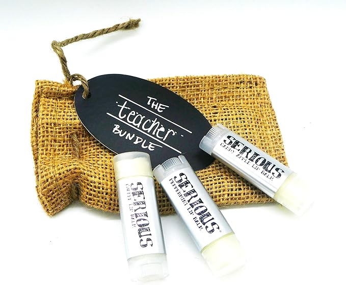The Teacher Bundle - Special Edition | Peppermint, Candy Apple & Coffee Flavors | All Natural Ingredients, Chemical Free, Handmade - Lip moisturizer and Healing-Velvo Beauty